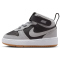 NIKE Court Borough Mid 2 Baby-Sneaker 016 - black/lt smoke grey-white-gum med brown 23.5