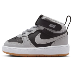 NIKE Court Borough Mid 2 Baby-Sneaker 016 - black/lt smoke grey-white-gum med brown 26