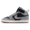 NIKE Court Borough Mid 2 Sneaker Kinder 016 - black/lt smoke grey-white 28