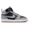 NIKE Court Borough Mid 2 Sneaker Kinder 016 - black/lt smoke grey-white 28