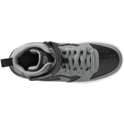 NIKE Court Borough Mid 2 Sneaker Kinder 016 - black/lt smoke grey-white-gum med brown 38.5