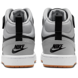 NIKE Court Borough Mid 2 Sneaker Kinder 016 - black/lt smoke grey-white-gum med brown 38.5