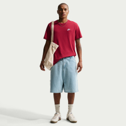 NIKE Sportswear Freizeit T-Shirt Herren 613 - team crimson XS