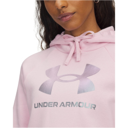 UNDER ARMOUR Rival Shimmer Hoodie Damen