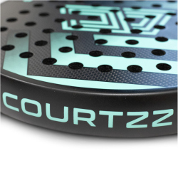 COURTZZ PRO Padelschläger schwarz/mint