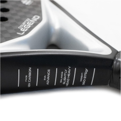COURTZZ LEGEND Padelschläger schwarz/silber