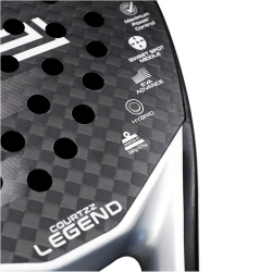 COURTZZ LEGEND Padelschläger schwarz/silber