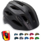CRAZY SAFETY Cool Swat Fahrradhelm Kinder 1001 - black M (54-58 cm)