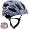 CRAZY SAFETY Cool Stribes Fahrradhelm Kinder 1097 - mole M (54-58 cm)