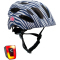 CRAZY SAFETY Cool Stribes Fahrradhelm Kinder 1097 - mole M (54-58 cm)