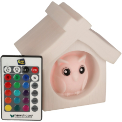 CRAZY SAFETY Owl LED Lampe Kinder 0000 - multicolor