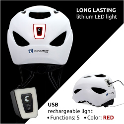 CRAZY SAFETY Aero Fahrradhelm Kinder
