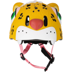 CRAZY SAFETY Leopard Fahrradhelm Kinder