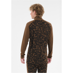 SLOPE Rei Printed 1/2-Zip Ski Langarmshirt Herren