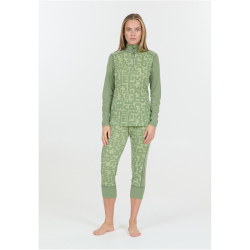 SLOPE Rei Printed Baselayer 3/4-Skiunterhose Damen