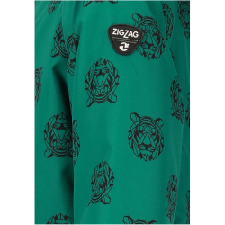 ZigZag Tower Printed Schneeanzug Kinder 3253 - alpine green 6 (116/122)