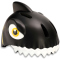 CRAZY SAFETY Shark Fahrradhelm Kinder 1001 - black S (49-55 cm)