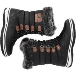 Mols Enfield V2 wasserdichte Stiefel Damen 1001 - black 37
