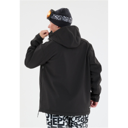 SLOPE Fletcher Softshell Schlupfjacke Herren 1001 - black XS