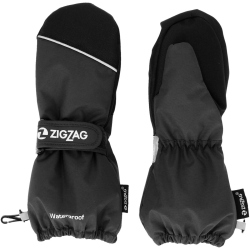 ZigZag Shildon wasserdichte Fäustlige Kinder 1001 - black M (140/146)