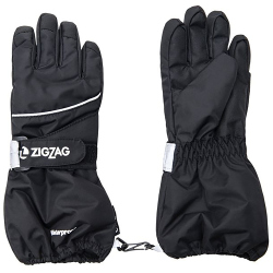 ZigZag Kempston Handschuhe Kinder 1001 - black M (140/146)