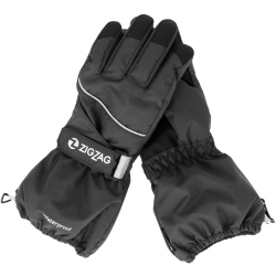 ZigZag Kempston Handschuhe Kinder 1001 - black M (140/146)