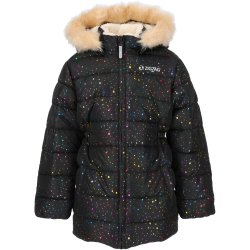 ZigZag Astrid Printed Pro-Lite Steppjacke Mädchen 1001 - black 3 (98/104)