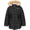 ZigZag Astrid Printed Pro-Lite Steppjacke Mädchen 1001 - black 3 (98/104)