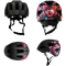 CRAZY SAFETY Cool Heart Fahrradhelm Kinder 178 - black pink M (54-58 cm)