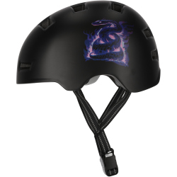CRAZY SAFETY Rampage Snake Fahrradhelm 196 - black purple...