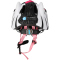 CRAZY SAFETY Zebra Fahrradhelm Kinder 2001 - black/white S (49-55 cm)