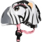 CRAZY SAFETY Zebra Fahrradhelm Kinder 2001 - black/white S (49-55 cm)