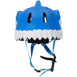 CRAZY SAFETY Shark Fahrradhelm Kinder 0136 - blue S...