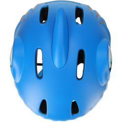 CRAZY SAFETY Shark Fahrradhelm Kinder 0136 - blue S...