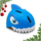 CRAZY SAFETY Shark Fahrradhelm Kinder 0136 - blue S (49-55 cm)