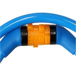 CRAZY SAFETY Code Fahrradschloss Kinder 0136 - blue
