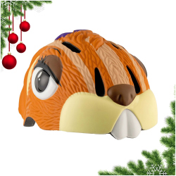 CRAZY SAFETY Chipmunk Fahrradhelm Kinder 131 - brown S (49-55 cm)