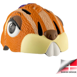 CRAZY SAFETY Chipmunk Fahrradhelm Kinder 131 - brown S (49-55 cm)