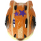 CRAZY SAFETY Chipmunk Fahrradhelm Kinder 131 - brown S (49-55 cm)