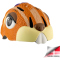 CRAZY SAFETY Chipmunk Fahrradhelm Kinder 131 - brown S (49-55 cm)
