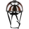 CRAZY SAFETY Football Fahrradhelm Kinder 131 - brown S (49-55 cm)