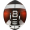 CRAZY SAFETY Football Fahrradhelm Kinder 131 - brown S (49-55 cm)