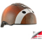 CRAZY SAFETY Football Fahrradhelm Kinder 131 - brown S (49-55 cm)