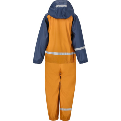 ZigZag Gilbo PU Regenjacke + Regenhose Set Kinder 5101 - buckthorn brown 3 (98/104)