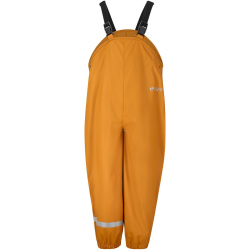 ZigZag Gilbo PU Regenjacke + Regenhose Set Kinder 5101 - buckthorn brown 3 (98/104)