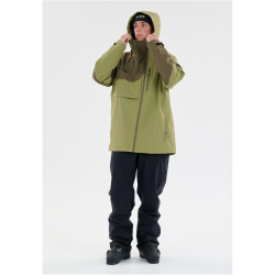 SLOPE Zuko Lined Shell Skijacke Herren 3255 - calliste green XS
