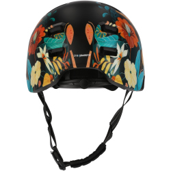 CRAZY SAFETY Rampage Flower Fahrradhelm 0308 - carrot M...