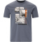 Cruz Maliko Printed T-Shirt Herren 2253 - china blue S