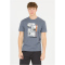 Cruz Maliko Printed T-Shirt Herren 2253 - china blue S