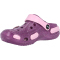 ZigZag Burab Glitter Clogs Kinder 4140 - damson 32